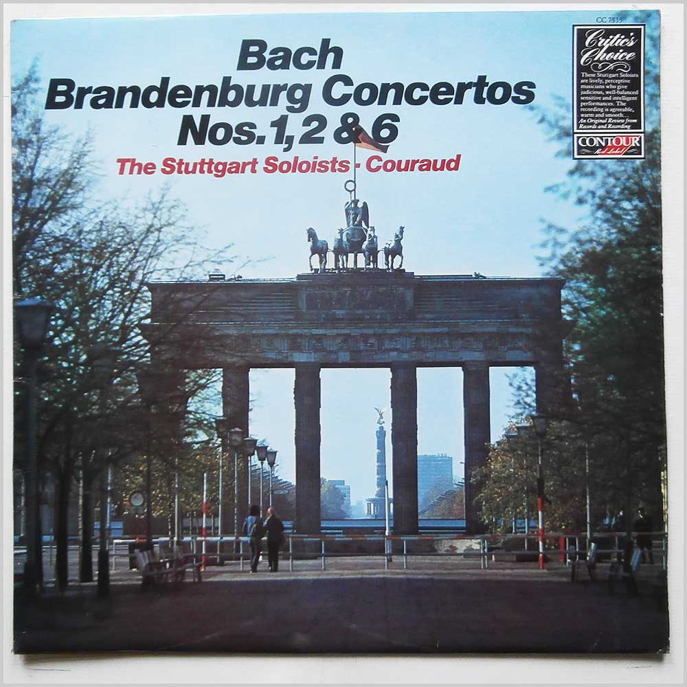 Marcel Couraud, The Stuttgart Soloists - J.S. Bach: Brandenburg Concertos Nos. 1, 2 and  6  (CC 7535) 