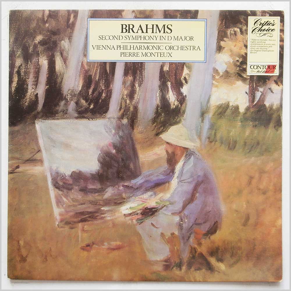 Pierre Monteux, The Vienna Philharmonic - Brahms: Second Symphony in D Major  (CC 7578) 