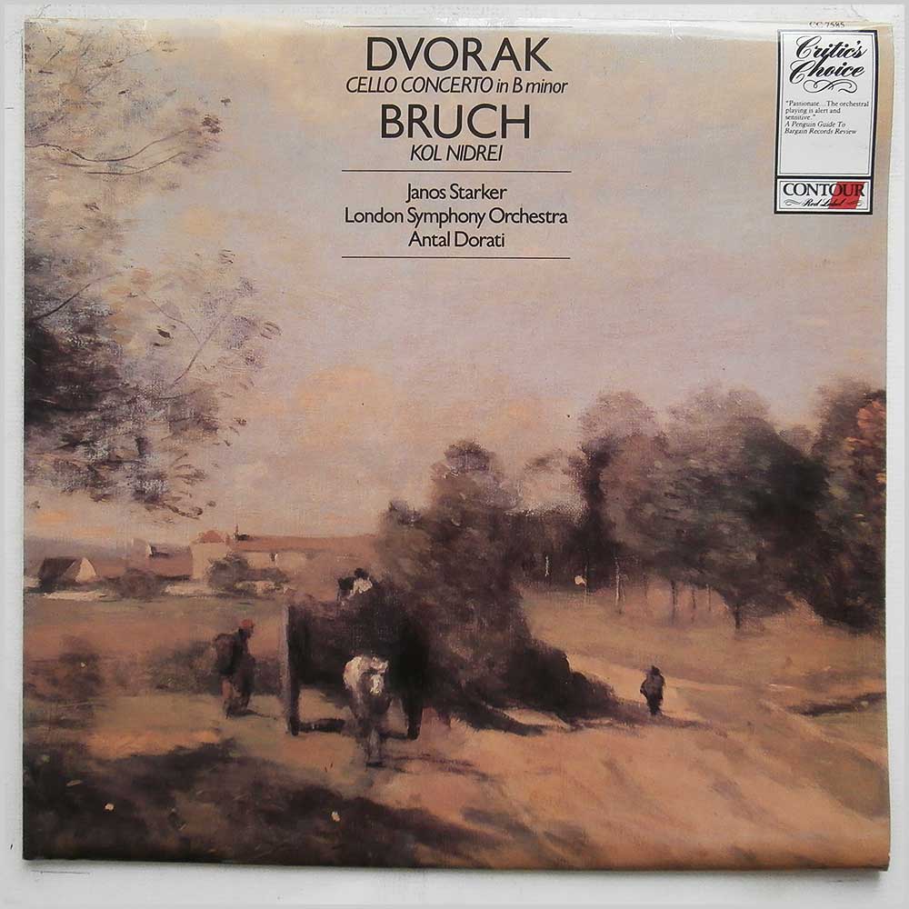 Janos Starker, London Symphony Orchestra, Antal Dorati - Dvorak: Cello Concerto in B Minor, Bruch: Kol Nidrei  (CC 7585) 