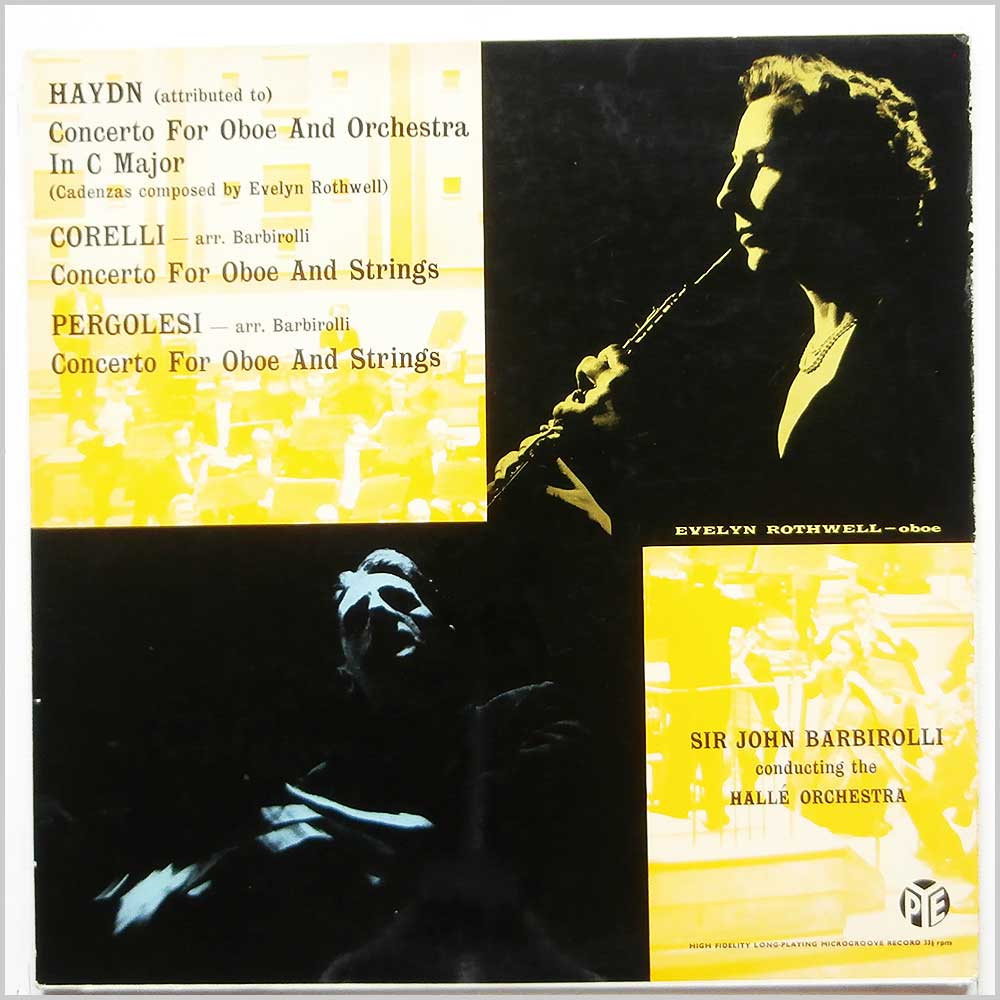 Sir John Barbirolli, Halle Orchestra - Haydn: Concerto For Oboe and Orchestra in C Major, Corelli: Concerto For Oboe and Strings, Pergolesi: Concerto For Oboe and Strings  (CCL 30127) 