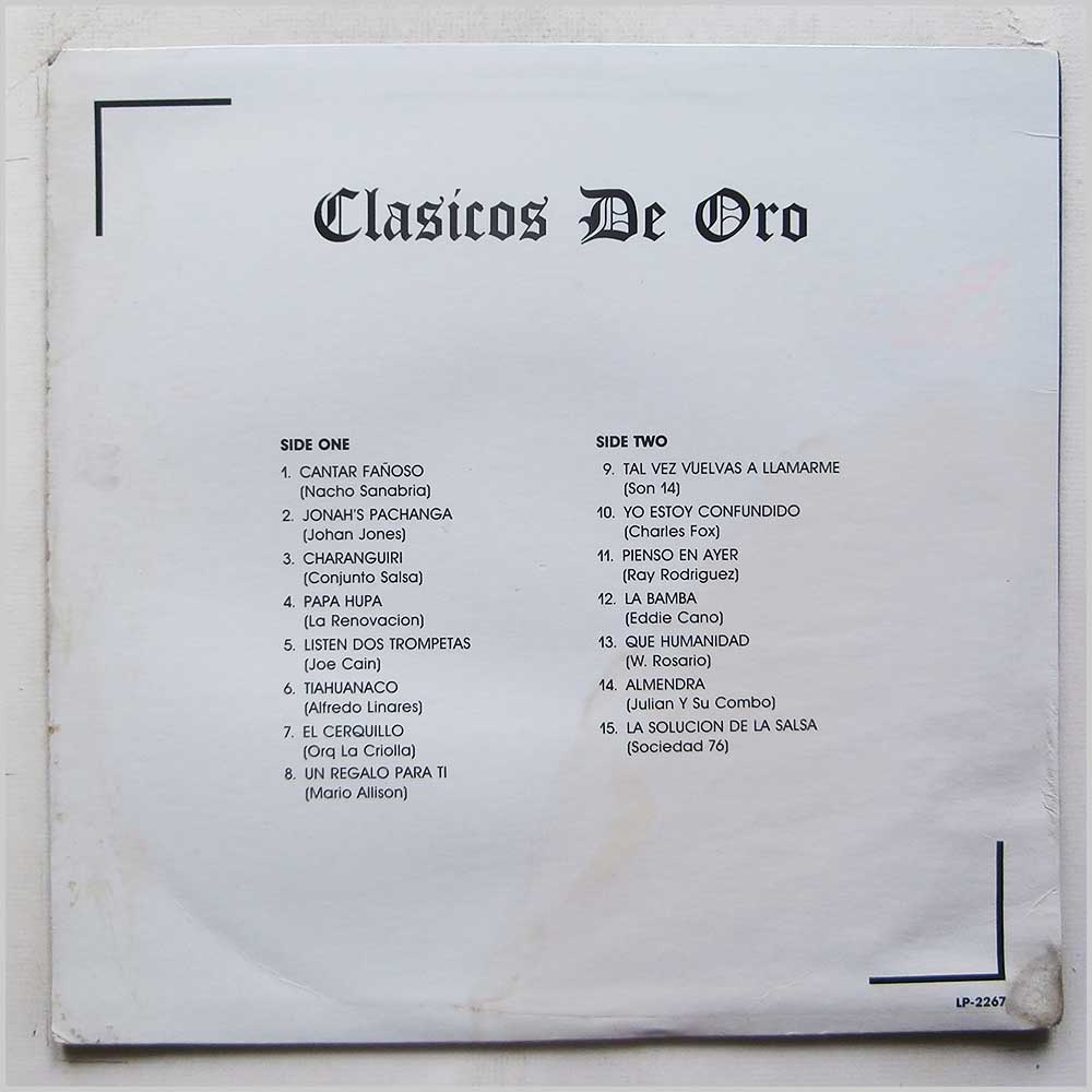 Various - Clasicos De Oro 24K  (CDO-LP 2267) 