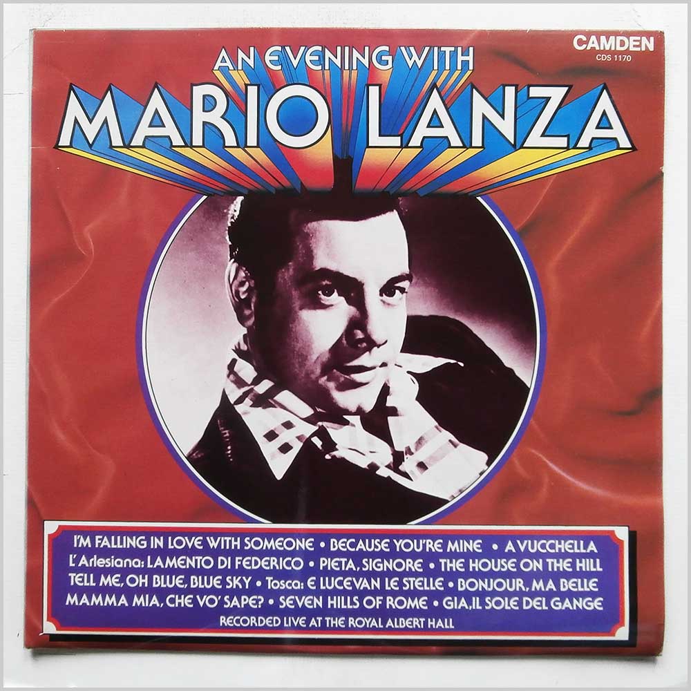 Mario Lanza - An Evening With Mario Lanza  (CDS 1170) 