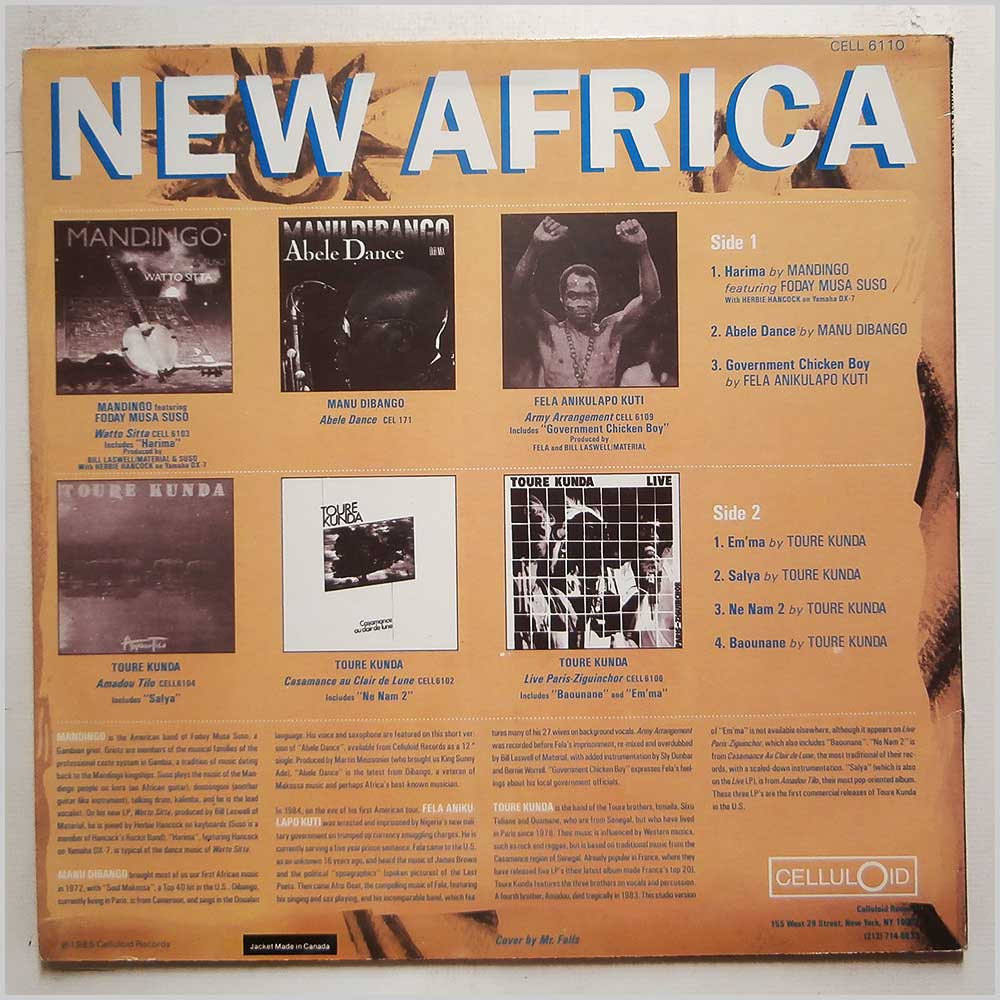 Various - New Africa  (CELL 6110) 