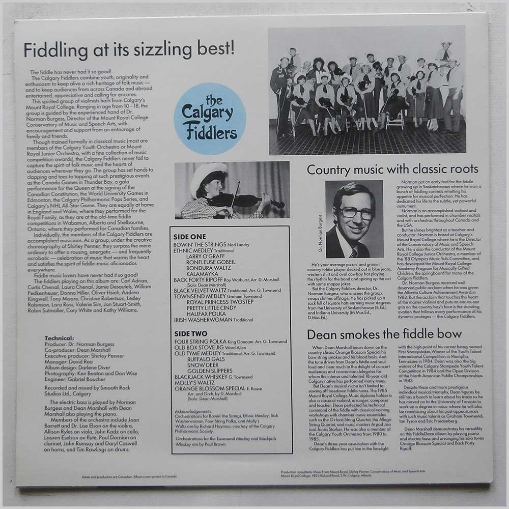 The Calgary Fiddlers - Fiddle Daze  (CF100) 