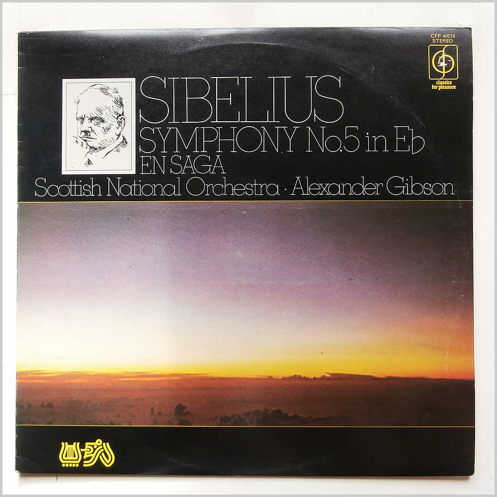 Alexander Gibson, Scottish National Orchestra - Sibelius: Symphony No.5  (CFP 40218) 