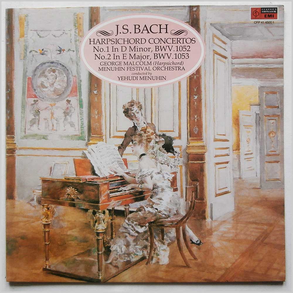 Yehudi Menuhin, Menuhin Festival Orchestra - J.S. Bach: Harpsichord Concertos  (CFP 41 4500 1) 
