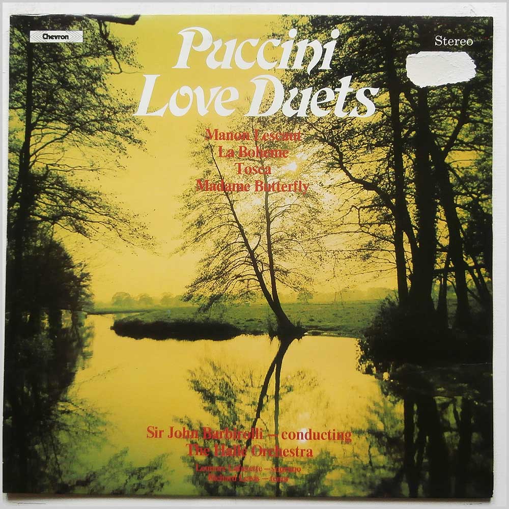 Sir John Barbirolli, The Halle Orchestra, Leonore Lafayette, Richard Lewis - Puccini: Puccini Love Duets  (CHVL 115) 