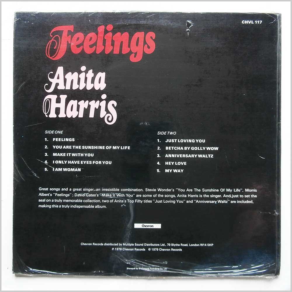 Anita Harris - Feelings  (CHVL 117) 