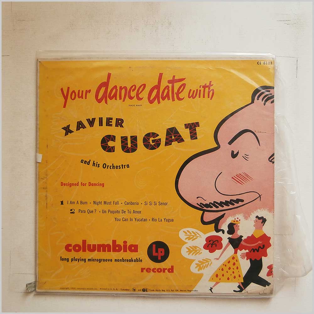 Xavier Cugat and His Orchestra - Your Dance Date With Xavier Cugat and His Orchestra  (CL 6121) 