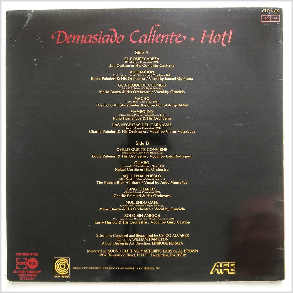 Various - Demasiado Caliente: Hot!  (CLP 168X) 