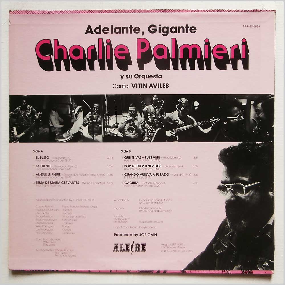 Charlie Palmieri and His Orchestra - Adelante, Gigante  (CLPA 7013) 
