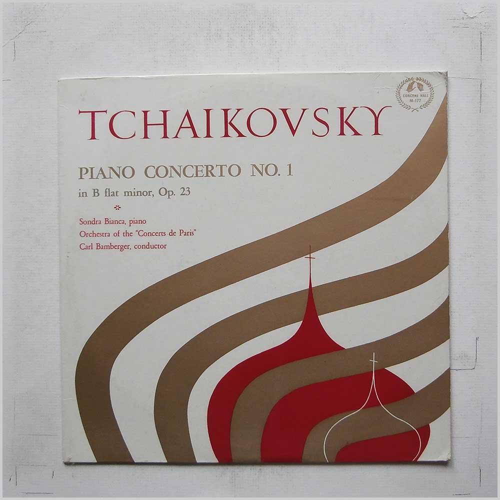 Sondra Bianca, Carl Bamberger, Orchestra Of The Concerts De Paris - Tchaikovsky: Piano Concerto No.1 in B Flat Minor, Op. 23  (CM 177) 