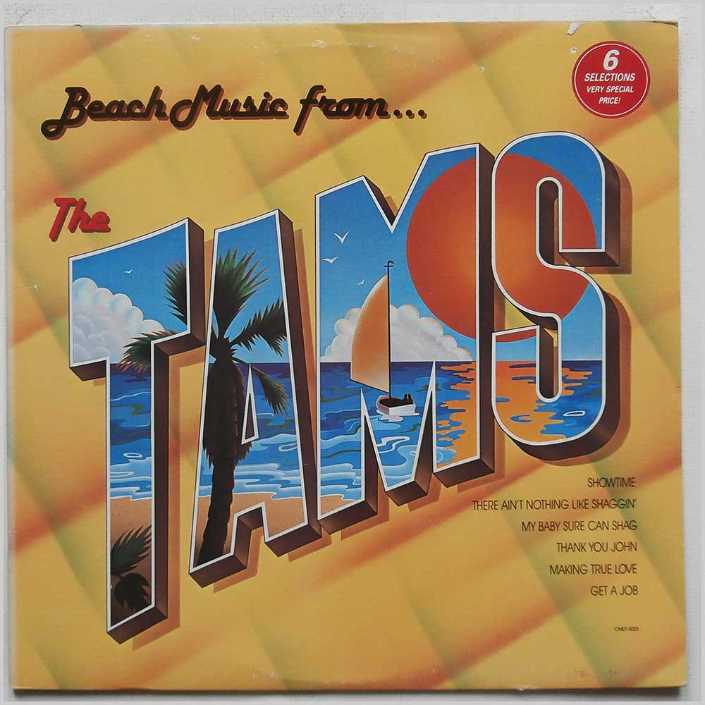 The Tams - Beach Music From The Tams  (CMLP-5001) 