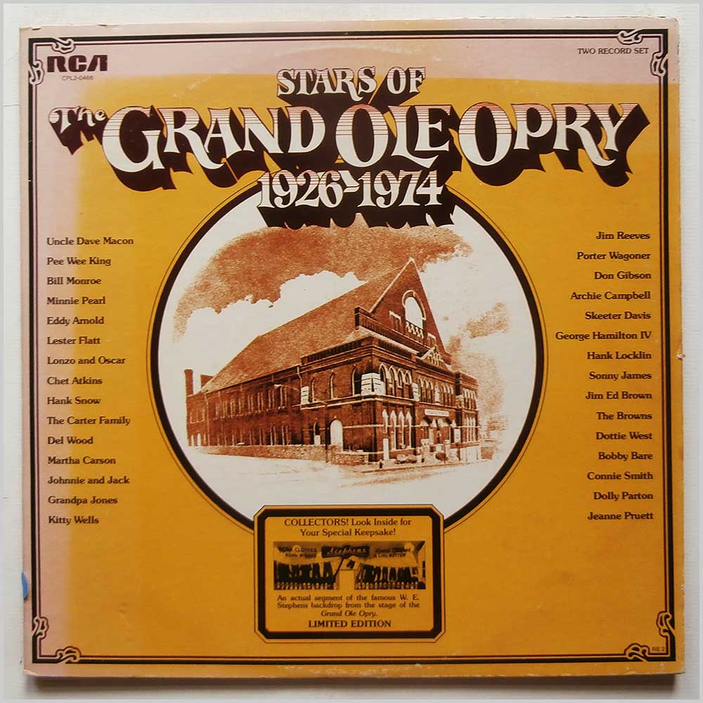 Various - Stars Of The Grand Ole Opry 1926-1974  (CPL2-0486) 