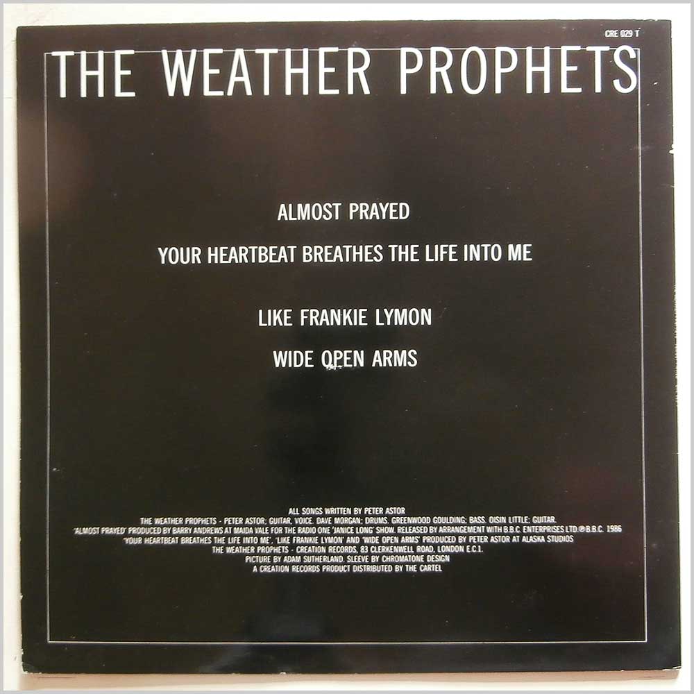 The Weather Prophets - Almost Prayed  (CRE-029-T) 