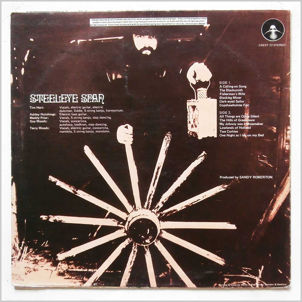 Steeleye Span - Hark! The Village Wait  (CREST 22) 