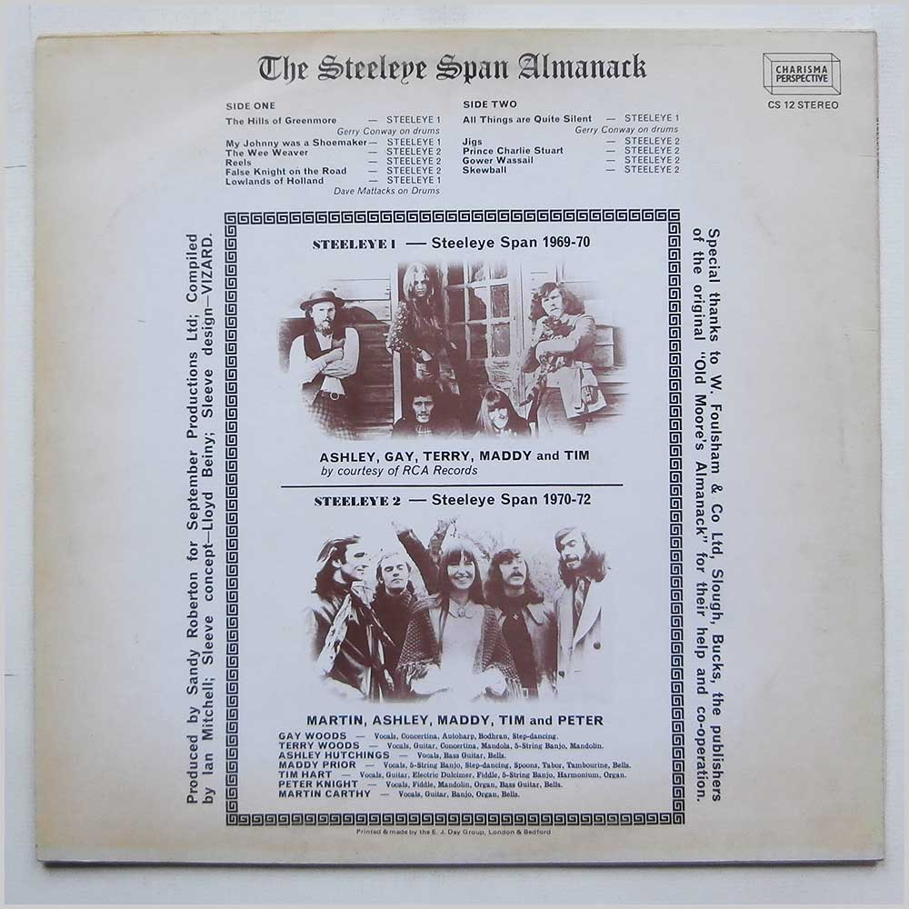 Steeleye Span - Almanack  (CS 12) 