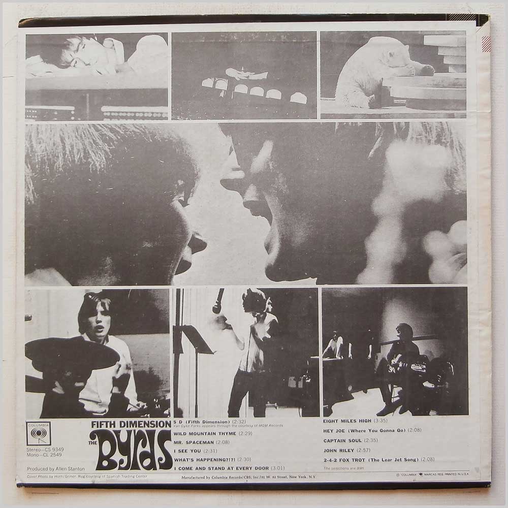 The Byrds - Fifth Dimension  (CS 9349) 