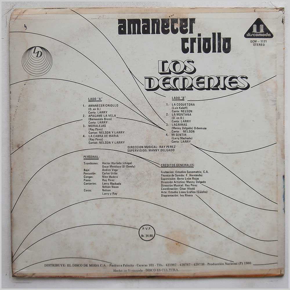 Los Dementes - Amanecer Criollo  (DCM-1171) 
