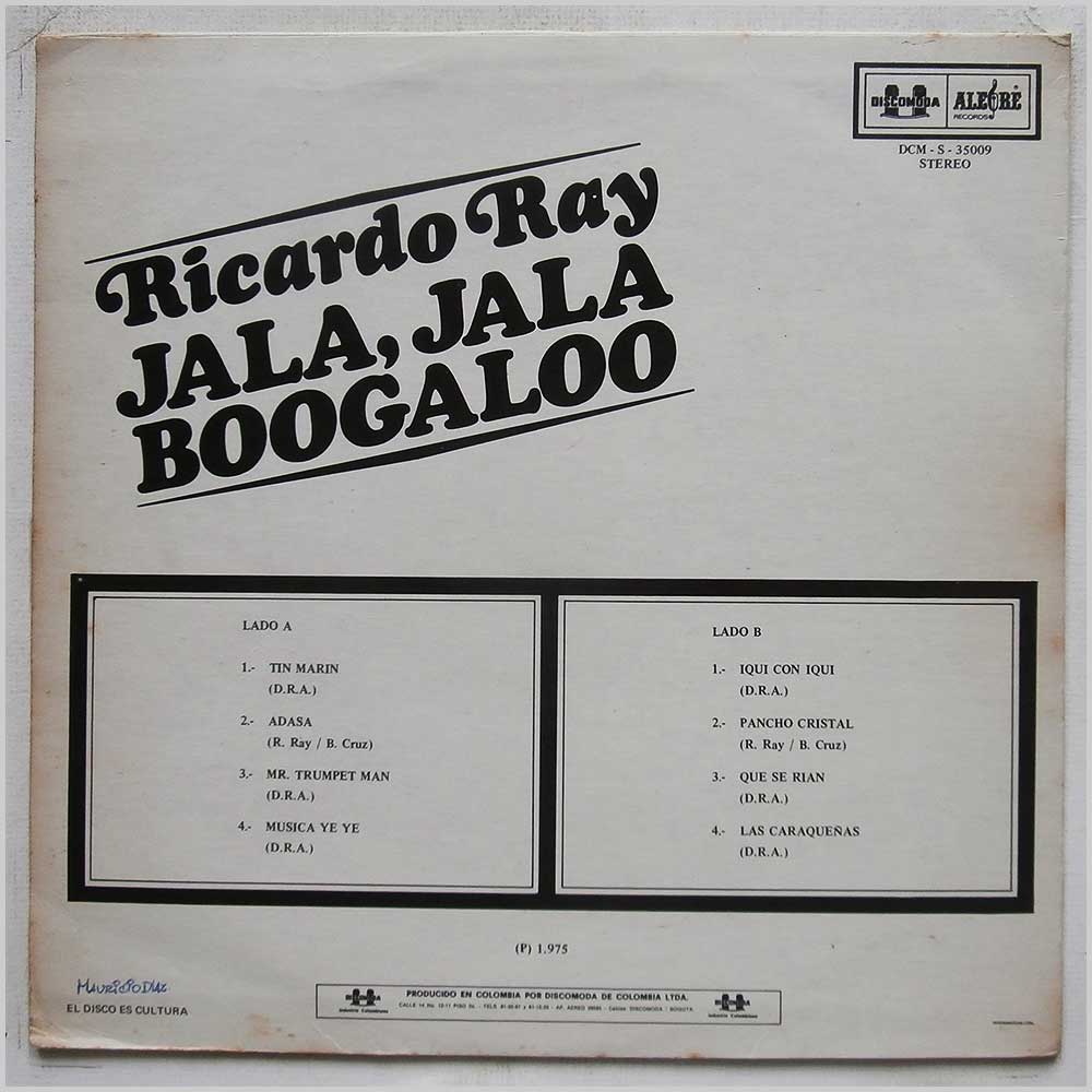 Ricardo Ray - Jala, Jala Boogaloo Volume II  (DCM-S-35009) 