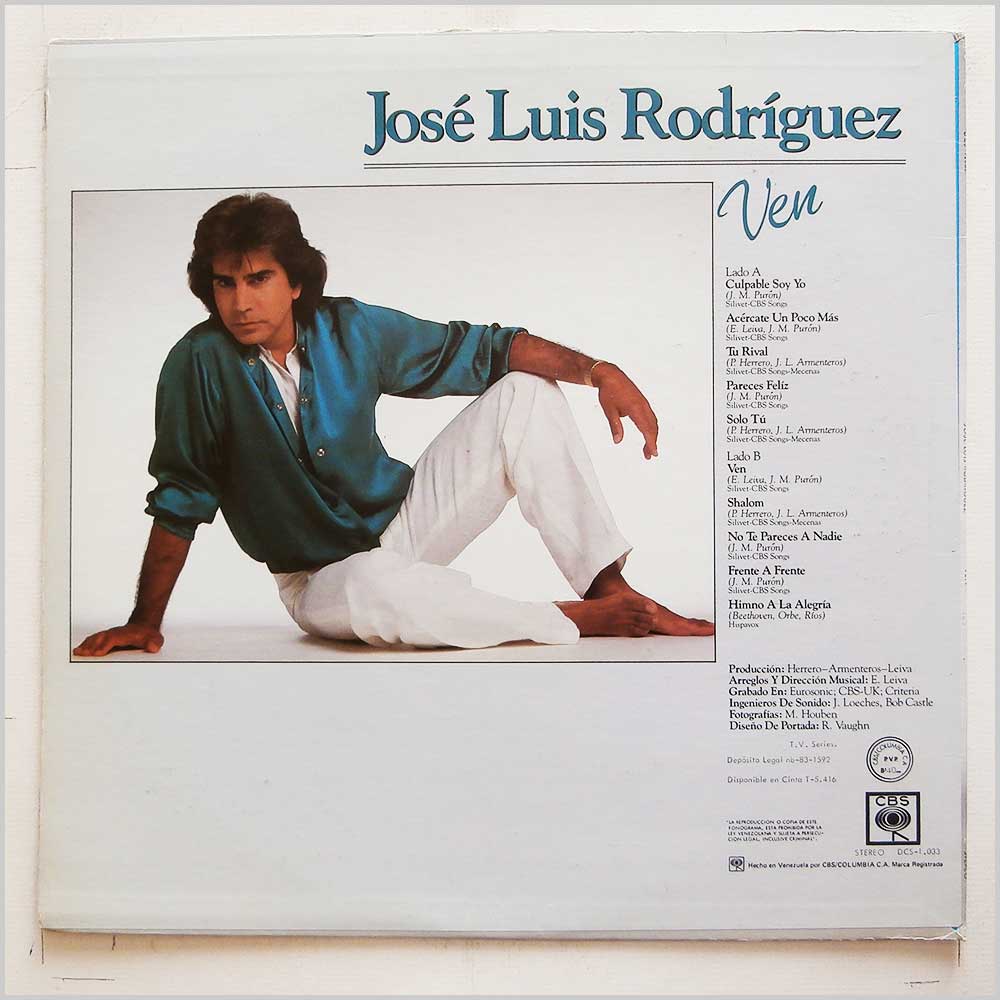 Jose Luis Rodriguez - Ven  (DCS-1 033) 