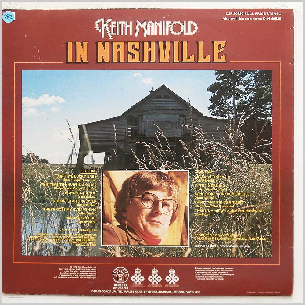 Keith Manifold - In Nashville  (DJF 20530) 