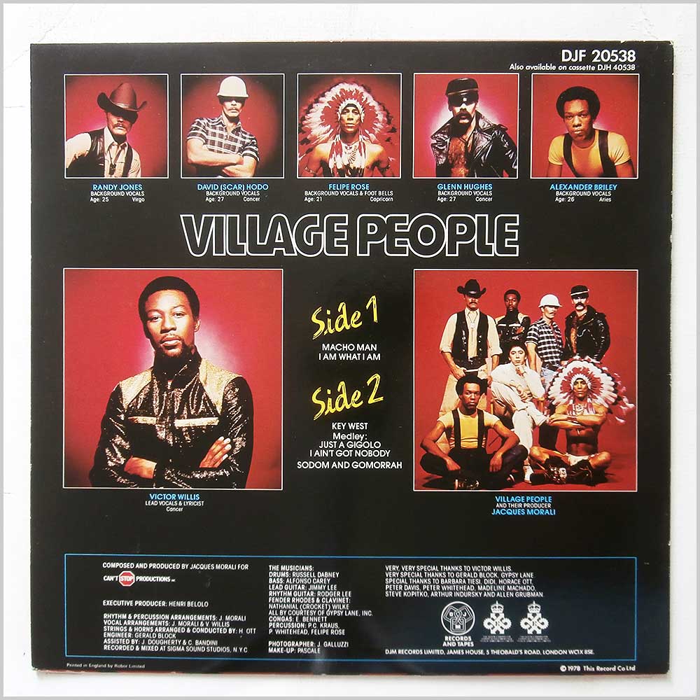 Village People - Macho Man  (DJF 20538) 