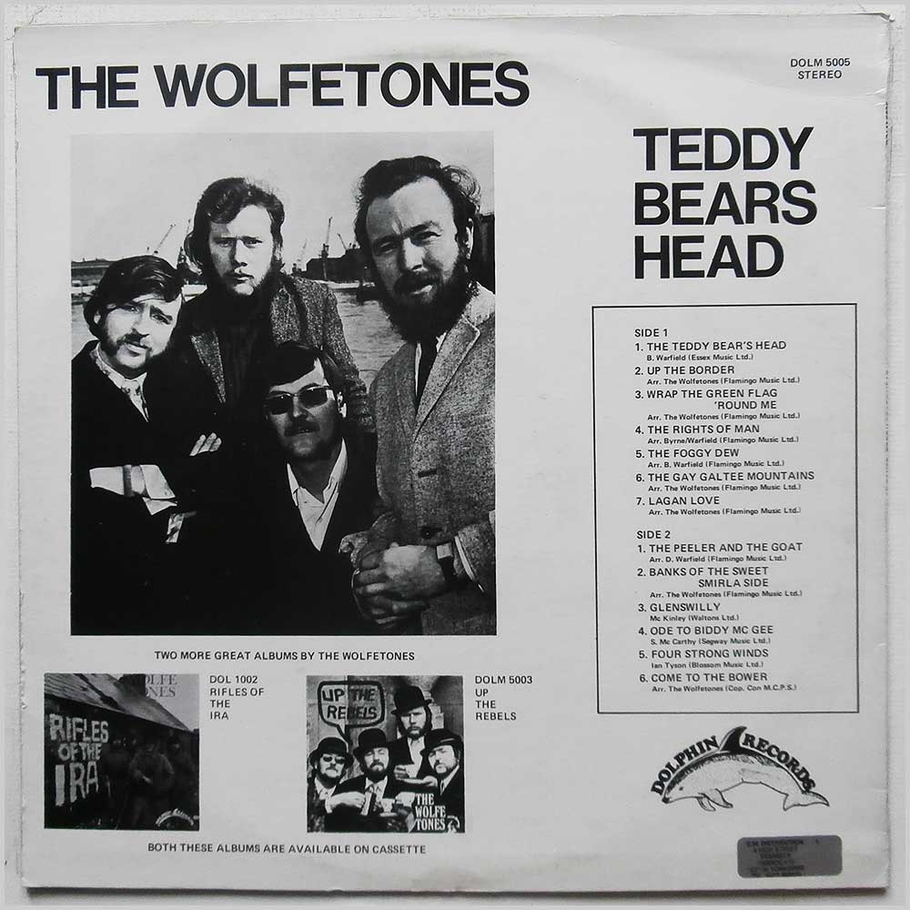 The Wolfe Tones - Teddy Bear's Head  (DOLM 5005) 