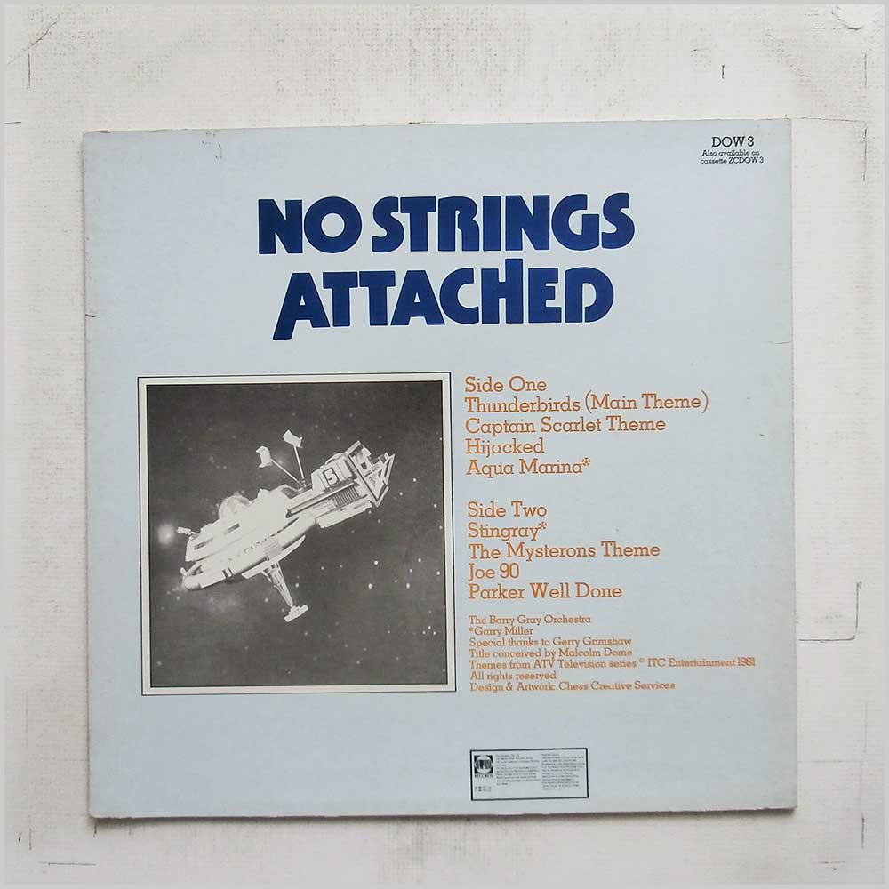 The Barry Gray Orchestra - No Strings Attached  (DOW 3) 