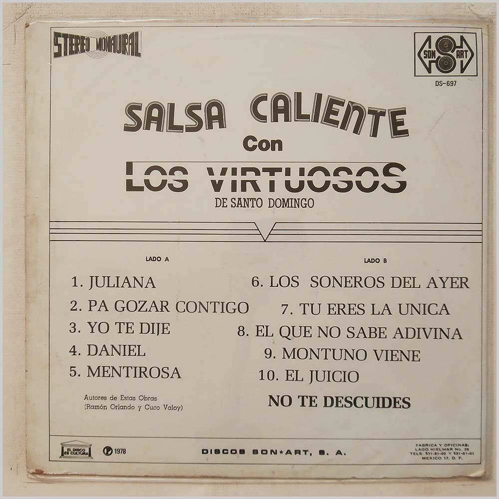 Los Virtuoso De Santo Domingo - Salsa Caliente Con Los Virtuosos De Santo Domingo  (DS-697) 