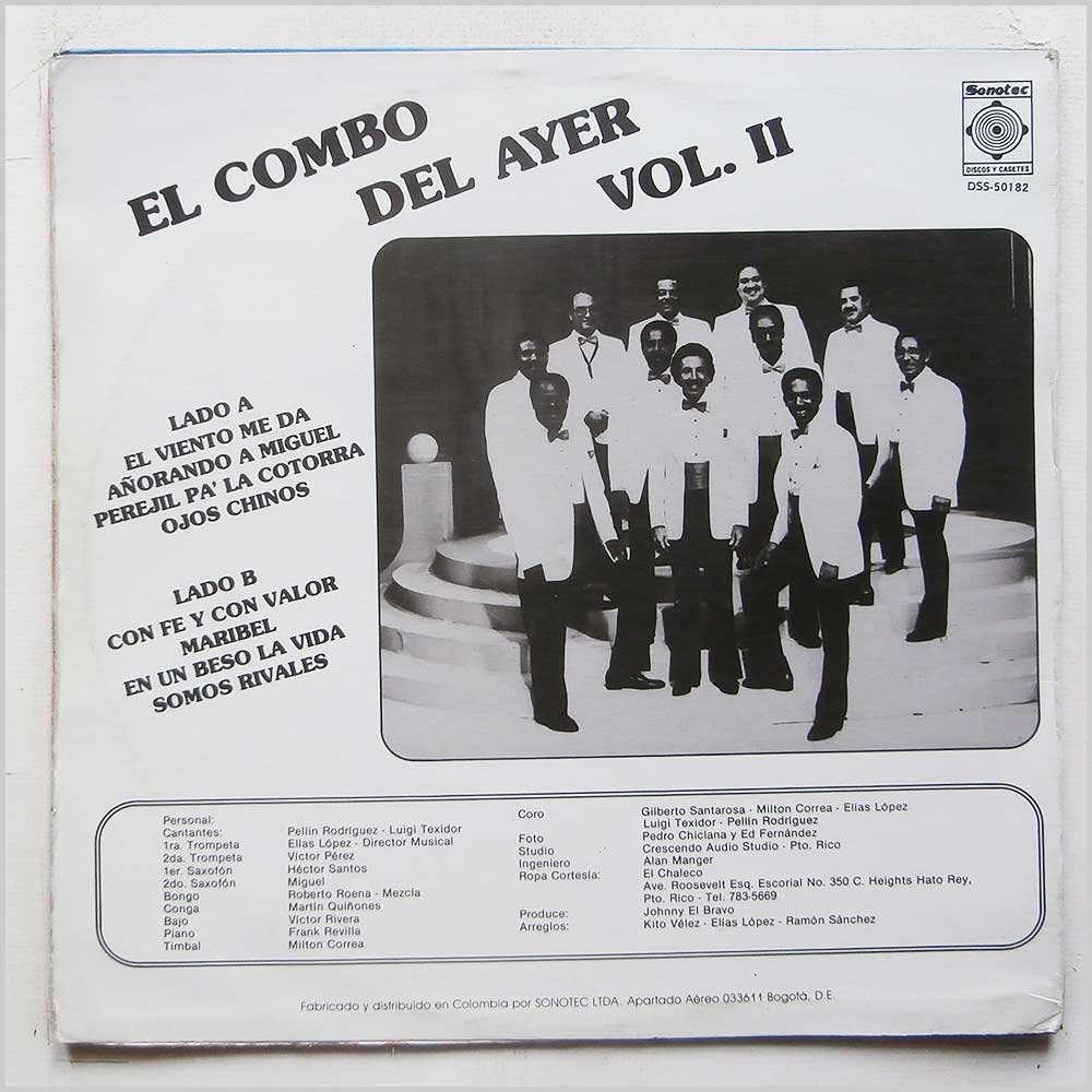 El Combo Del Ayer - El Combo Del Ayer Vol.II  (DSS-50182) 
