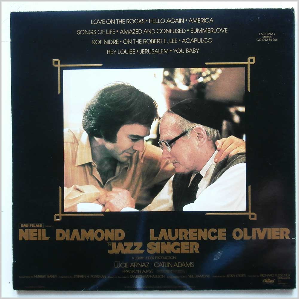 Neil Diamond - The Jazz Singer (Original Songs From The Motion Picture)  (EA-ST 12120) 