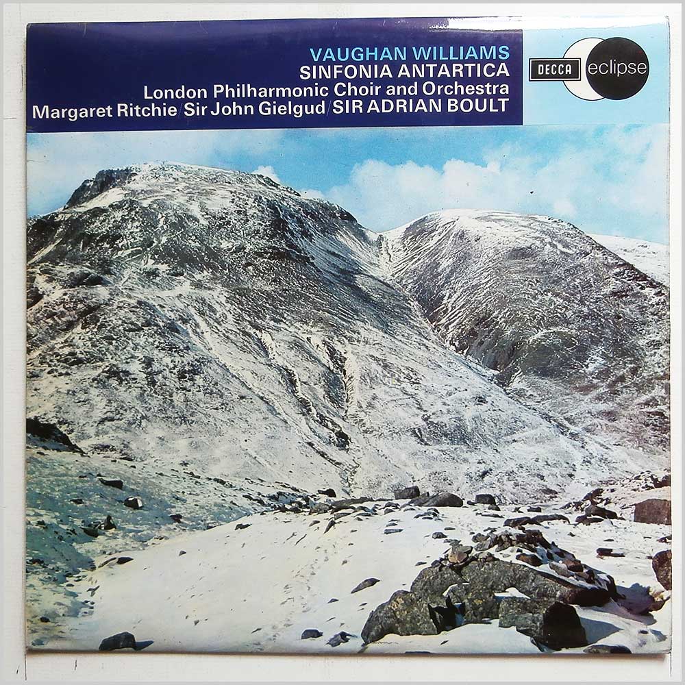 Sir Adrian Boult, London Philharmonic Choir and Orchestra - Vaughan Williams: Sinfonia Antartica  (ECS 577) 