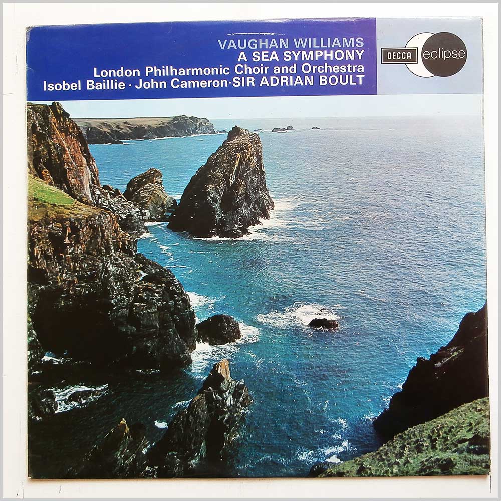 Sir Adrian Boult, London Philharmonic Choir and Orchestra - Vaughan Williams: A Sea Symphony  (ECS 583) 