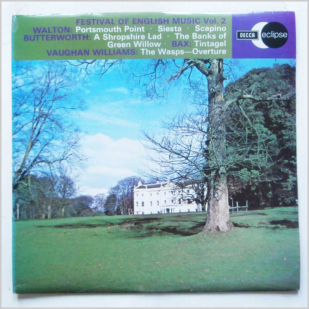 Sir Adrian Boult, London Philharmonic Orchestra - Festival Of English Music Vol. 2  (ECS 647) 
