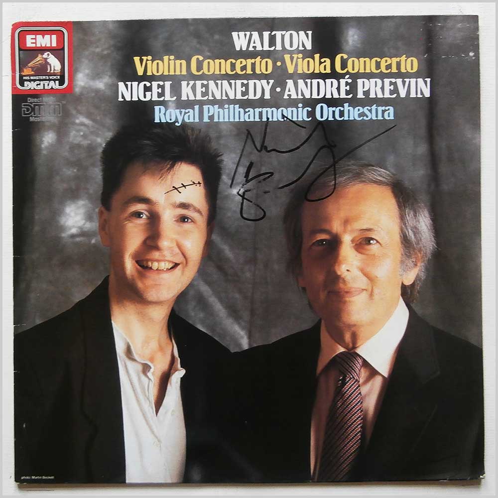 Nigel Kennedy, Andre Previn, The Royal Philharmonic Orchestra - Walton: Violin Concerto, Viola Concerto  (EL 7 49628 1) 