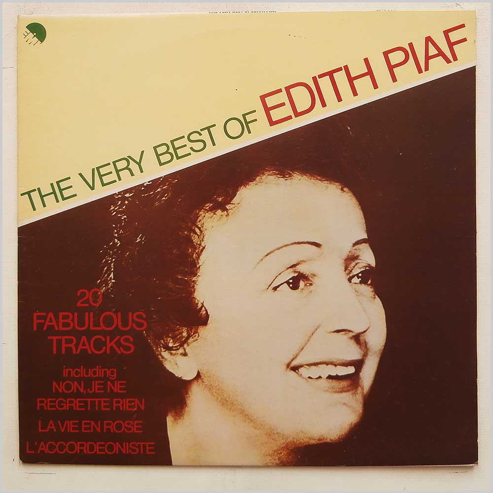 Edith Piaf - The Very Best Of Edith Piaf  (EMC 3142) 