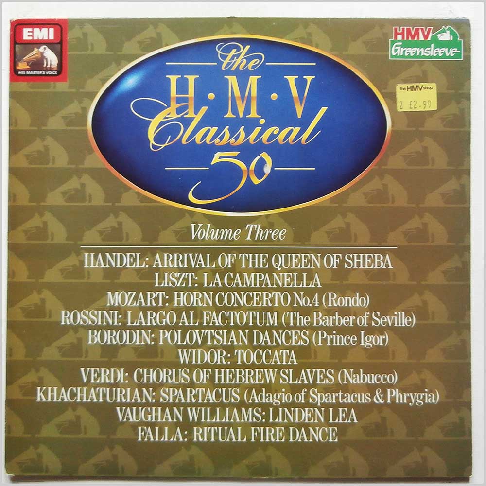 Various - The HMV Classical 50: Volume Three  (ESD 1545821) 