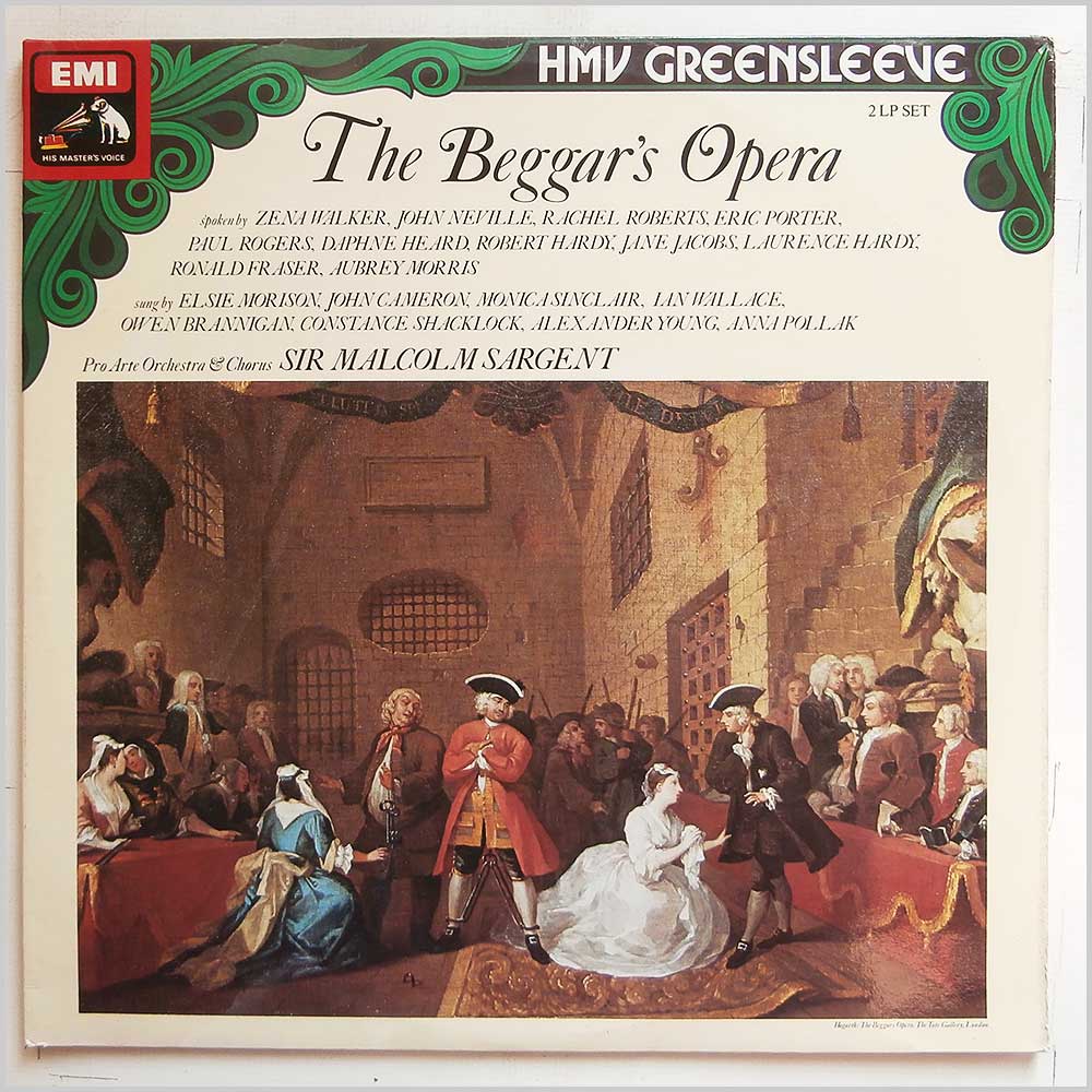 Sir Malcolm Sargent, Pro Arte Orchestra and Chourus - The Beggars Opera  (ESDW 704) 