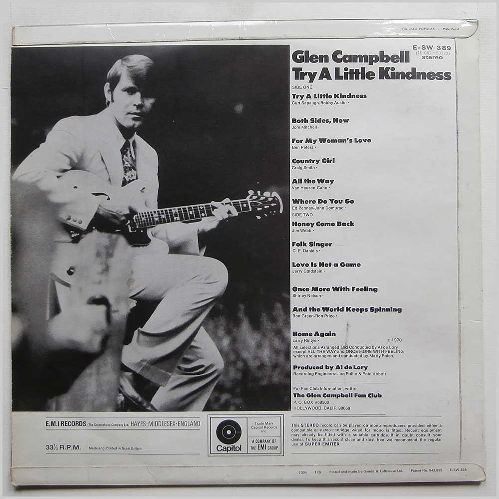 Glen Campbell - Try A Little Kindness  (E-SW 389) 