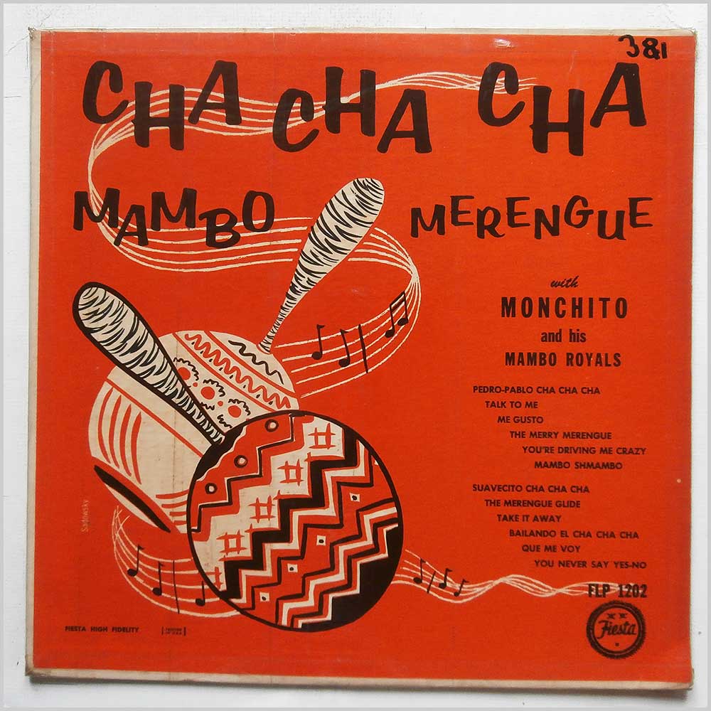 Monchito and His Mambo Royals - Cha Cha Cha Mambo Merengue  (FLP 1202) 