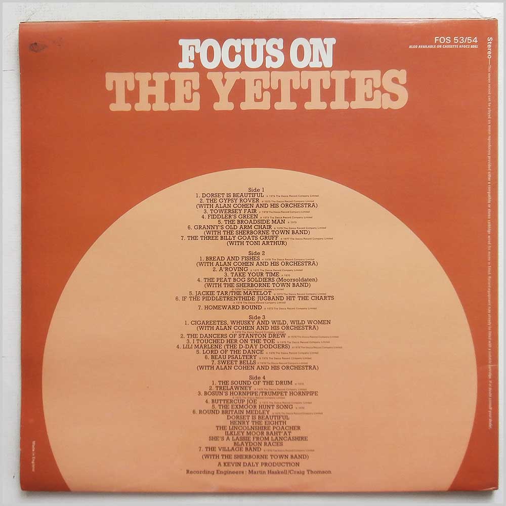 The Yetties - Focus On The Yetties  (FOS 53/54) 