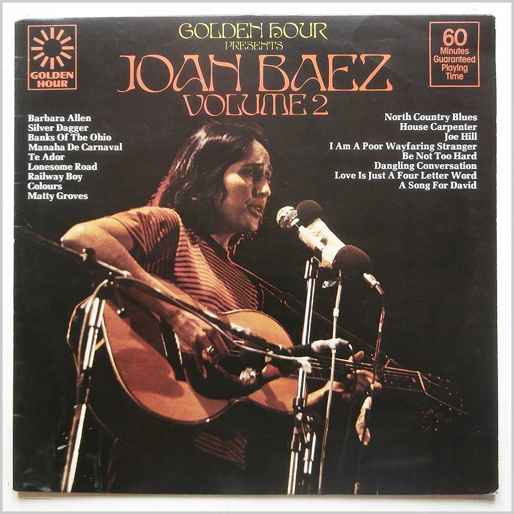 Joan Baez - Golden Hour Presents Joan Baez Volume 2  (GH 863) 