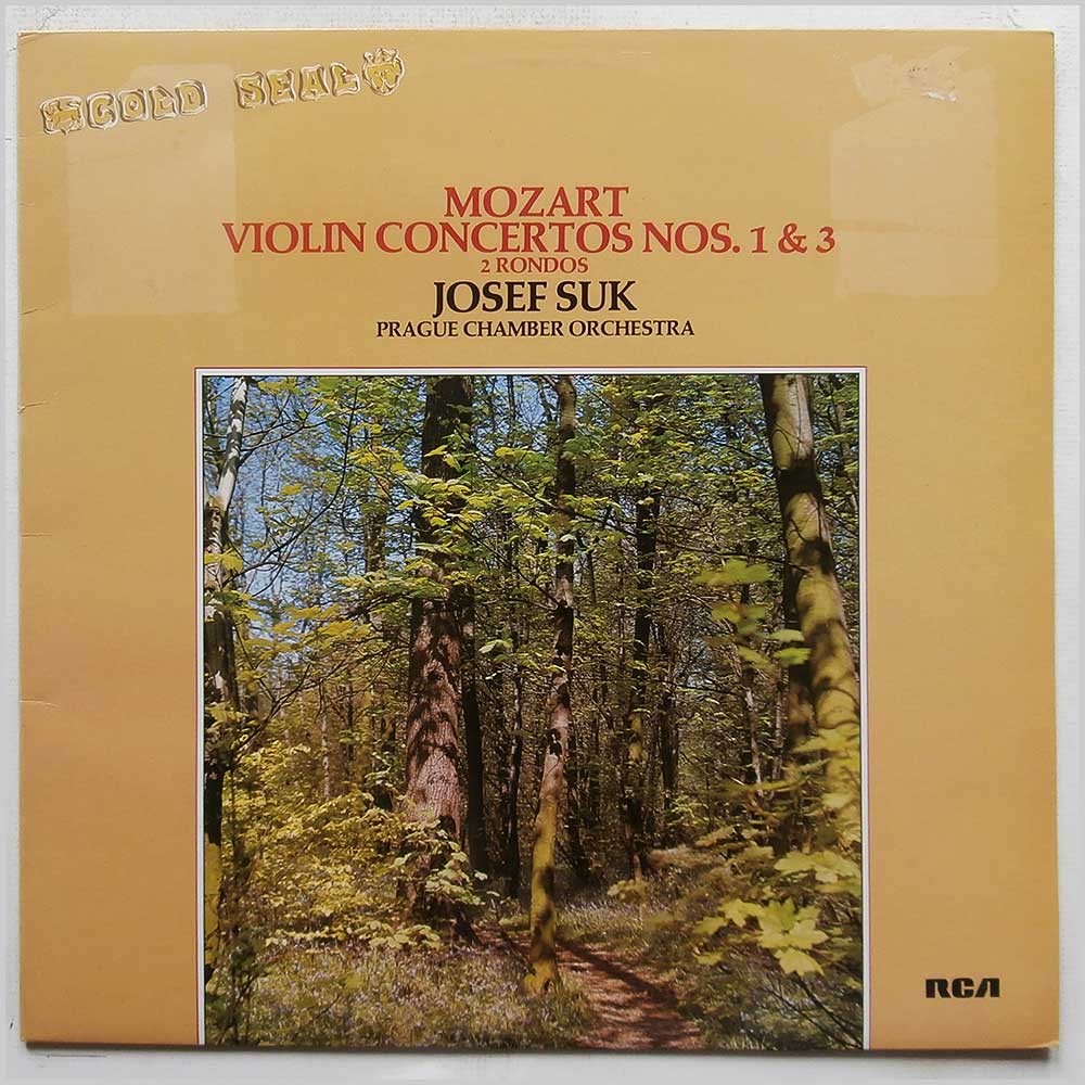 Josef Suk, Prague Chamber Orchestra - Mozart: Violin Concertos Nos. 1 and 3, 2 Rondos  (GL 25288) 