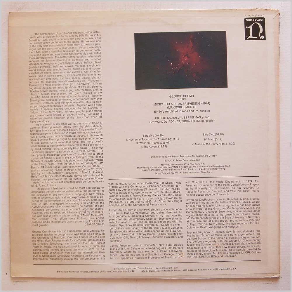Nonesuch-Records Classical Music Record LP for sale 