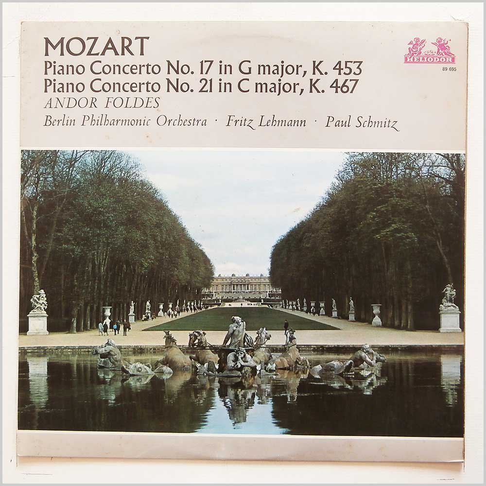 Andor Foldes, Berlin Philharmonic Orchestra - Mozart: Piano Concerto No.17 in G Major, Piano Concerto No.21 in C Major  (HELIODOR 89 695) 
