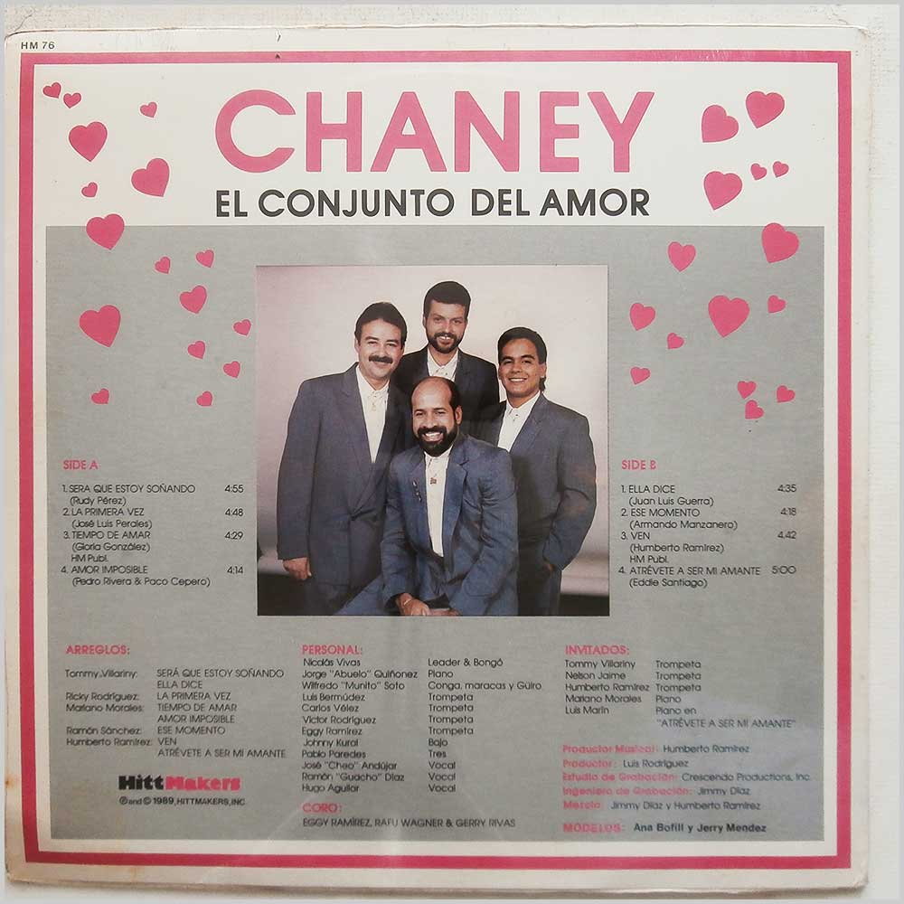 Conjunto Chaney - Chaney El Conjunto Del Amor  (HM 76) 