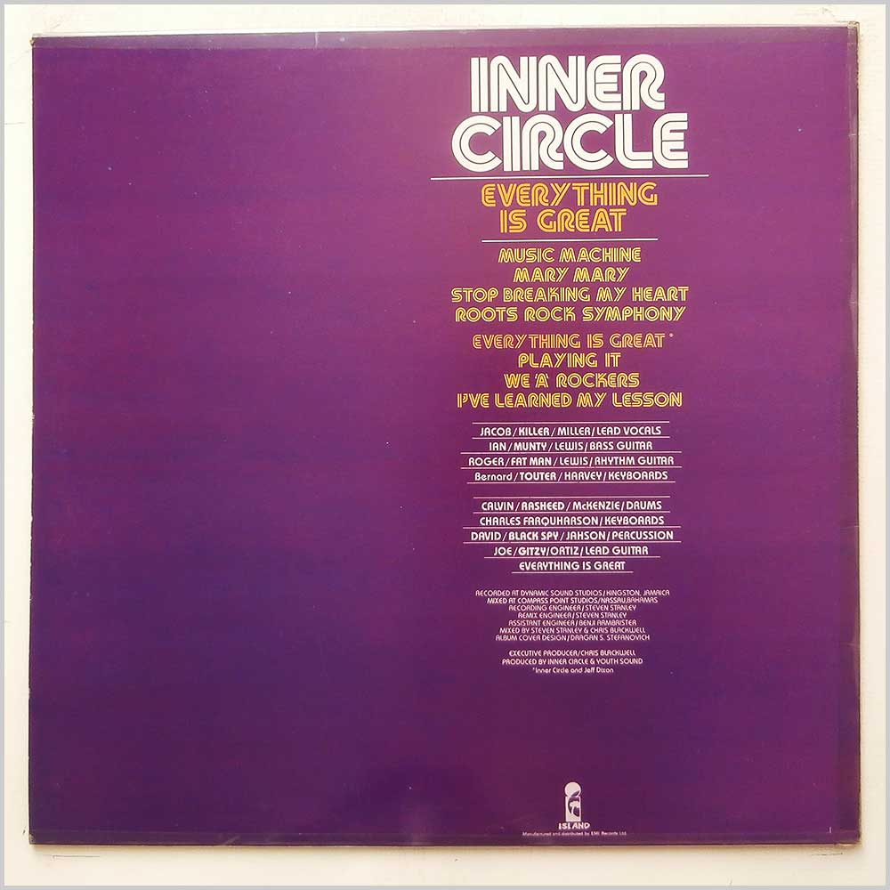 Inner Circle - Everything Is Great  (ILPS 9558) 
