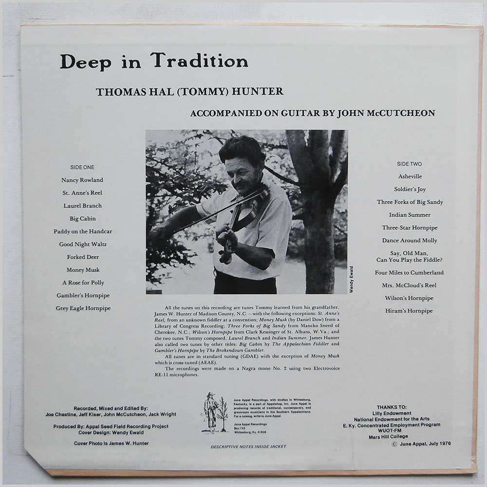 Thomas Hal Hunter - Deep in Tradition  (JA 007 ) 