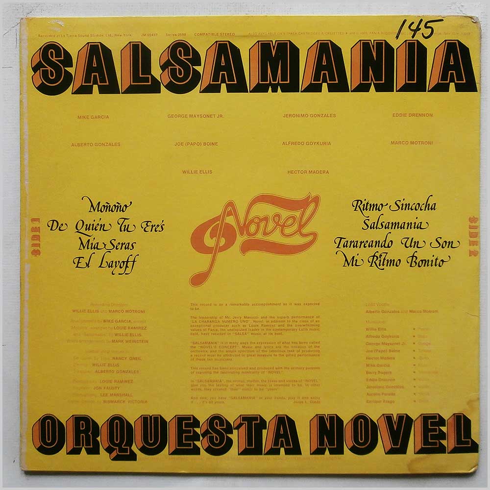 Orquesta Novel - Salsamania  (JM 00497) 